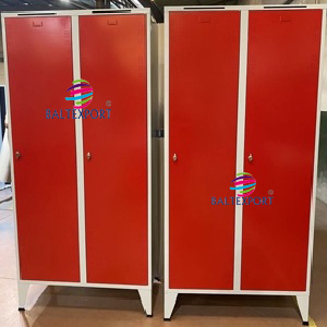 7 Armario Bombeiro Duplo Chapa 2080x1000x550mm Fechado