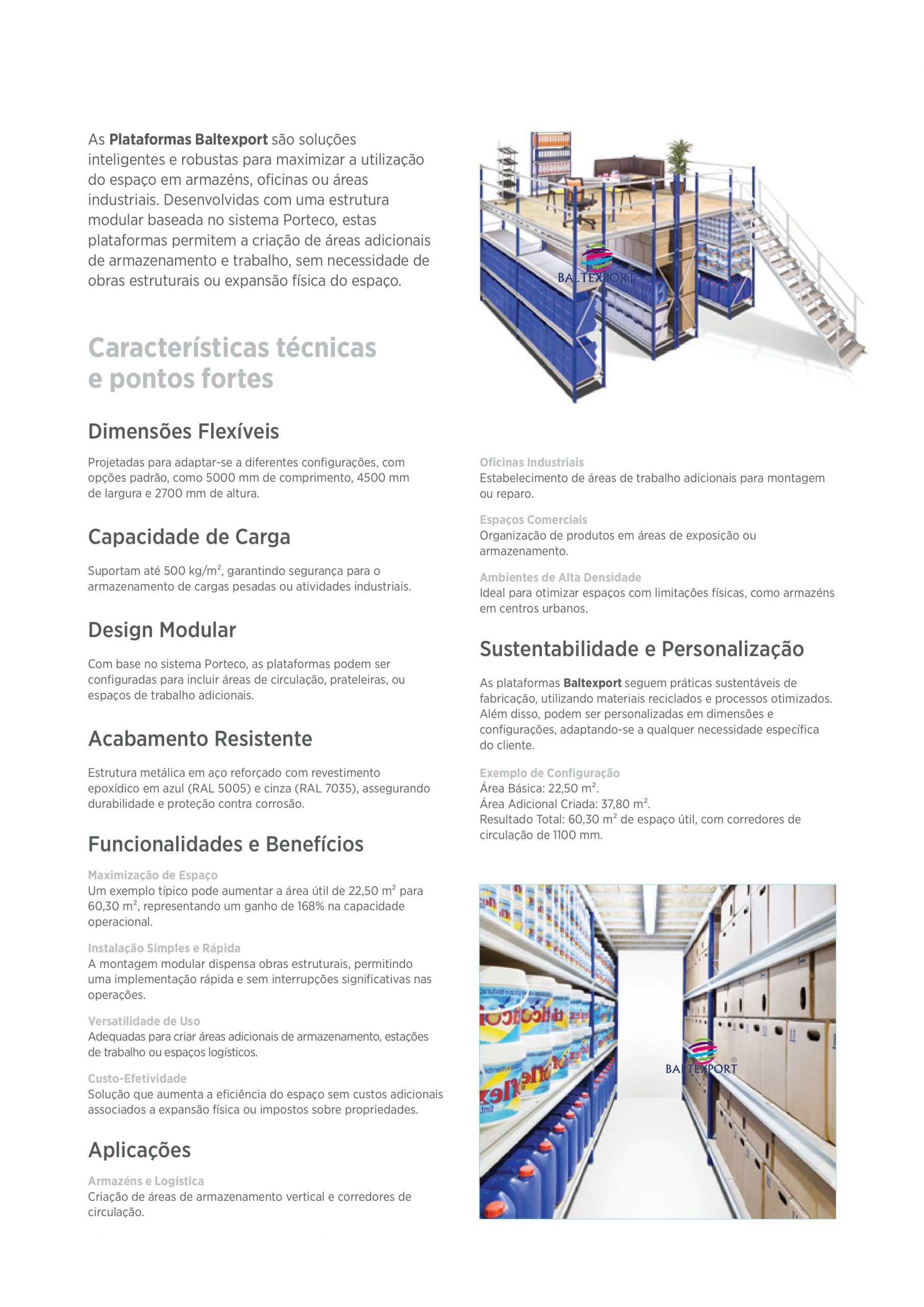 ESTANTERIA RACKS 2026 BALTEXPORT Chat gpt imagem